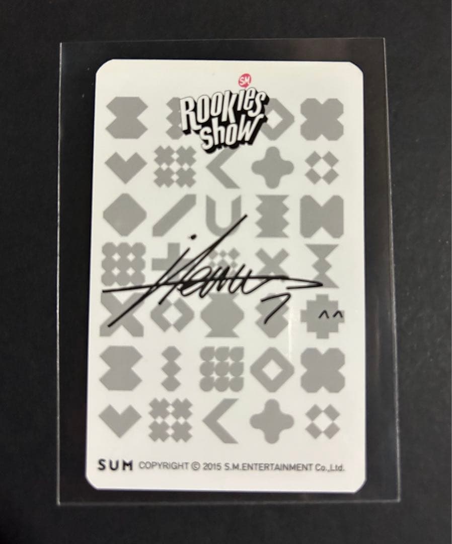 NCT ジェノ SM ROOKIES ルーキーズ トレカ