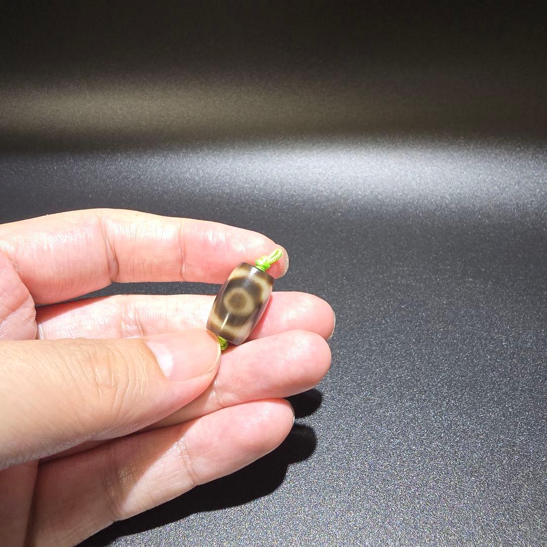 10 老礦天珠　中型　三眼天珠　天珠　天然石　鉱物　風水　開運　ブレスレット