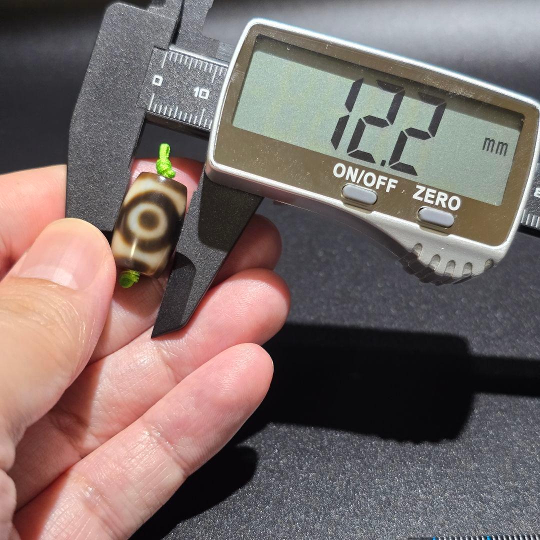 10 老礦天珠　中型　三眼天珠　天珠　天然石　鉱物　風水　開運　ブレスレット