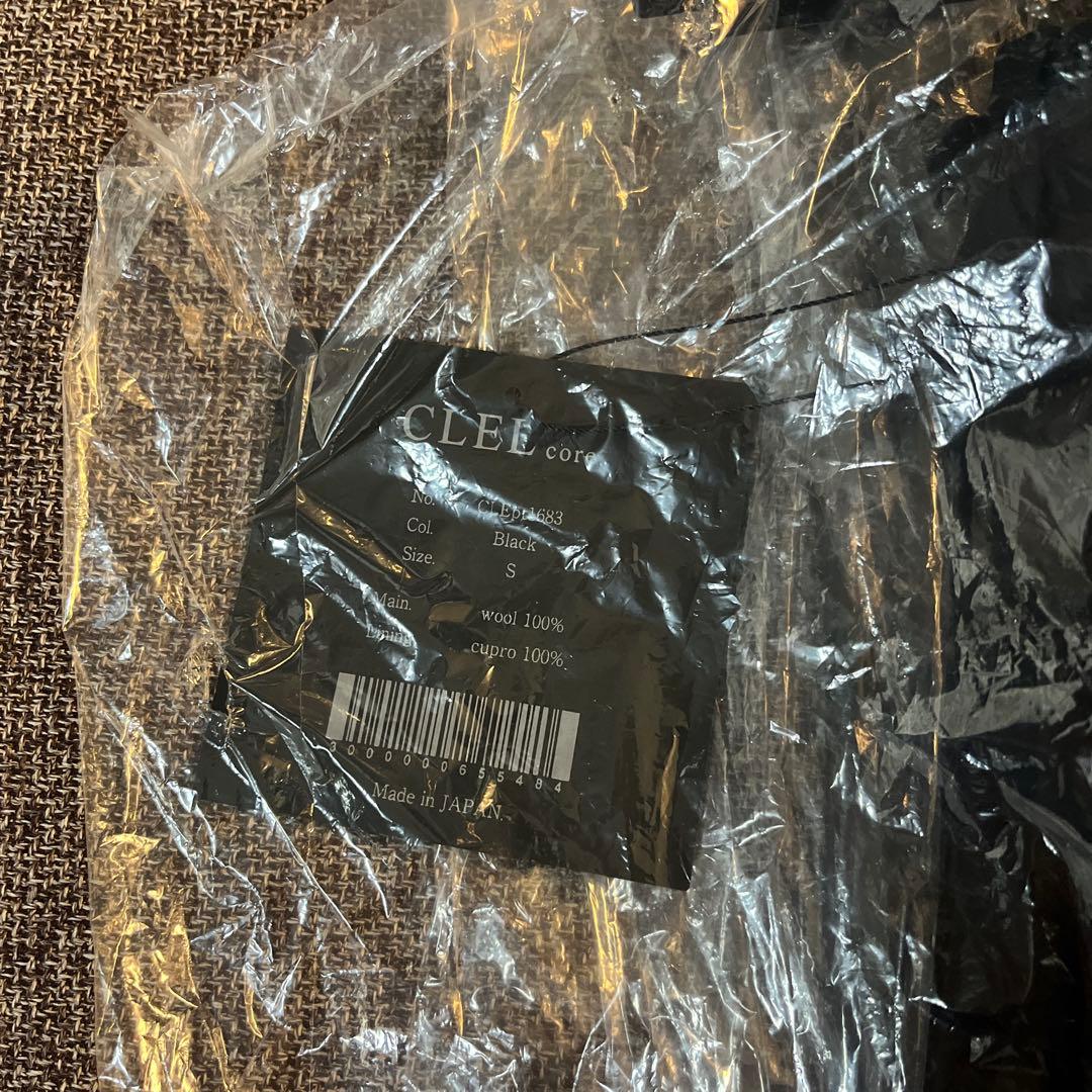【CLEL core.】スーパー100s 尾州ウールスラックスs ブラック
