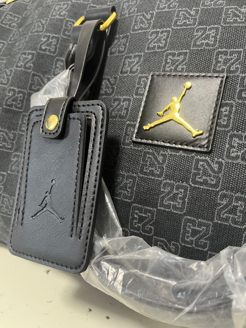 Jordan モノグラム ボストンバッグ ブラック ゴールド 未使用