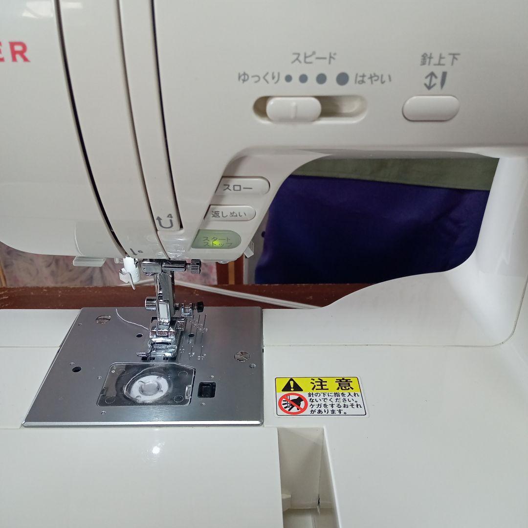 シンガーミシン本体モナミ　分解整備済み　ワイドテーブル、フット付き