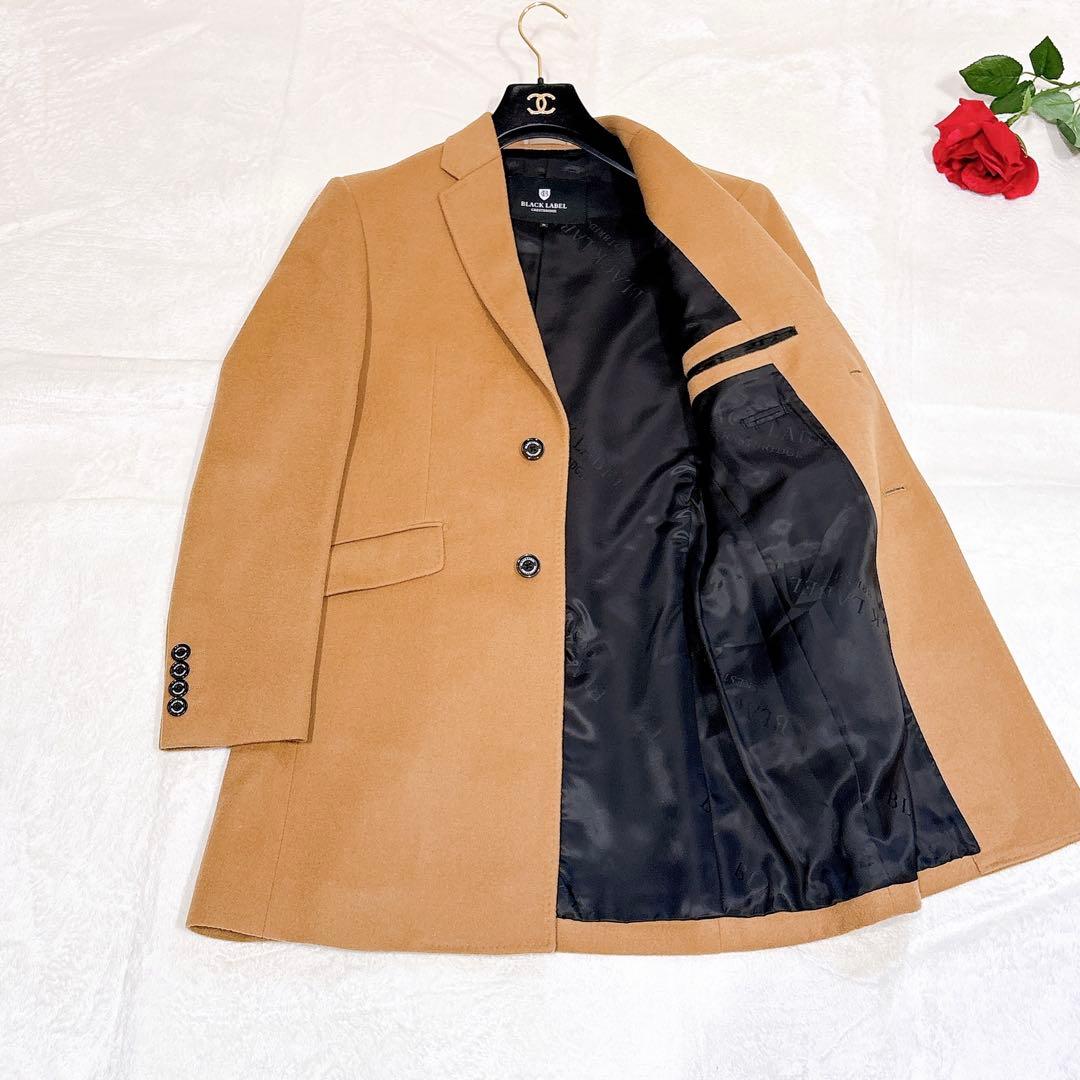 未使用✨　ブラックレーベルクレストブリッジ ウール　チェスターコート　M