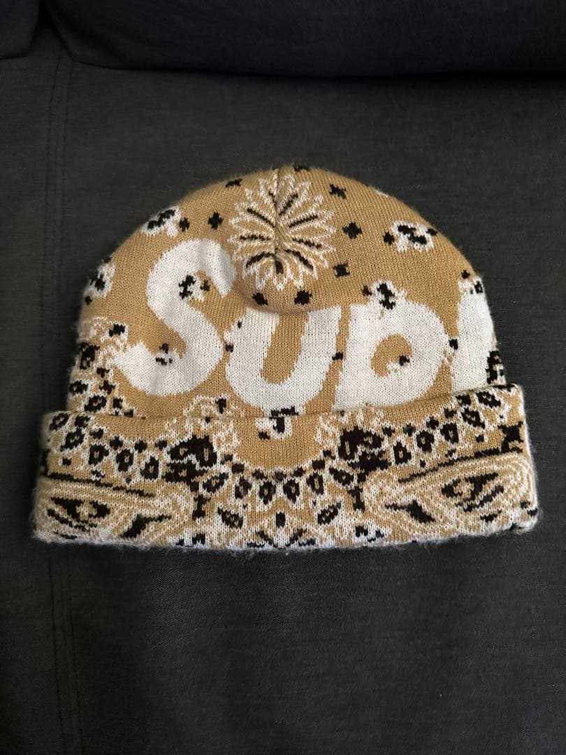 Supreme big logoビーニー