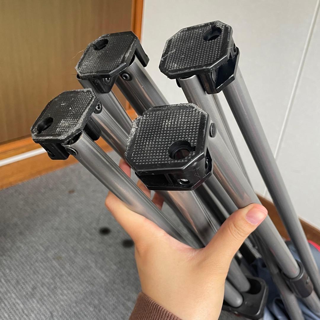 【美品】Coleman コールマン アウトドアチェア 2脚レッド・ネイビー