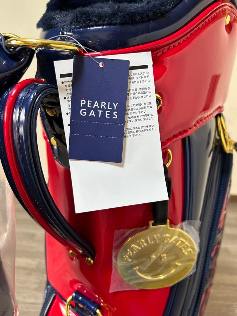 PEARLY GATES パーリーゲイツ　キャディバック 赤と紺　新品タグ付