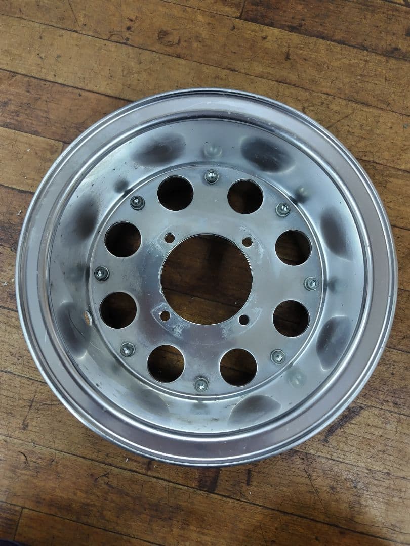 Gクラフト　８インチ5.5Jワイドホイール　８穴タイプ　シルバー