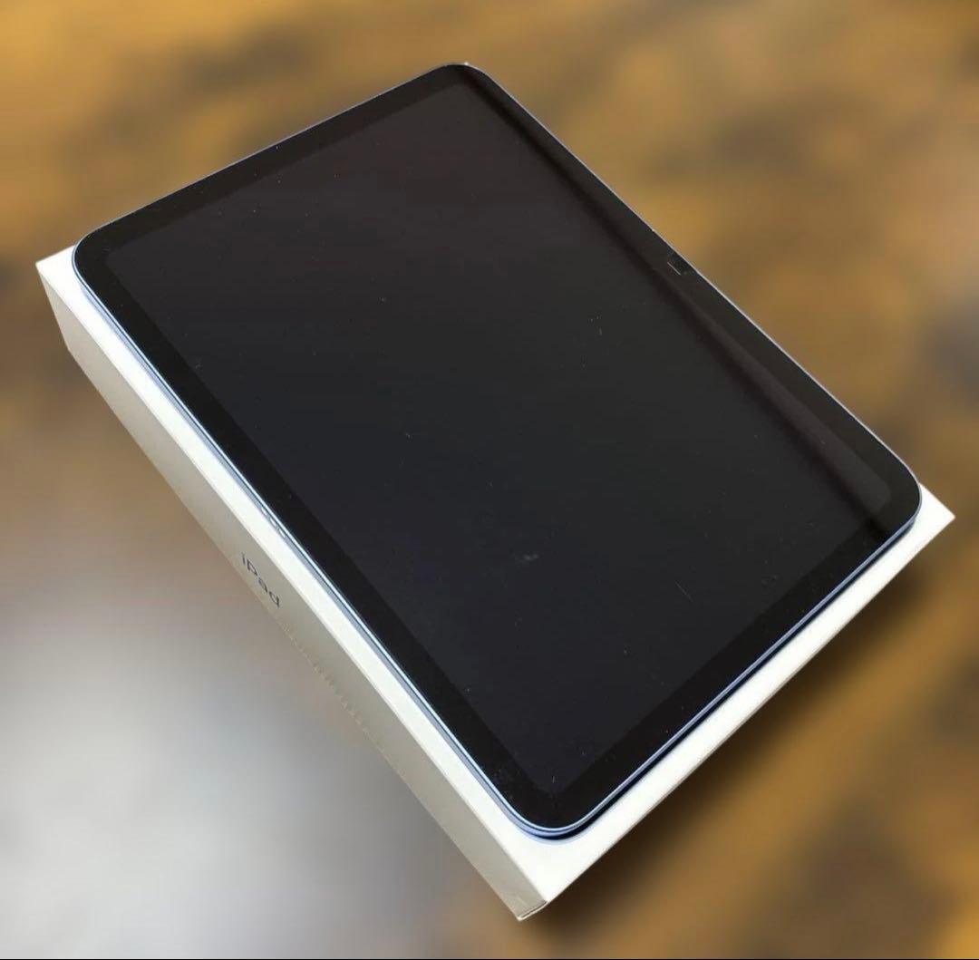 【美品】Apple iPad 本体ブルー第10 世代Wi-Fiモデル
