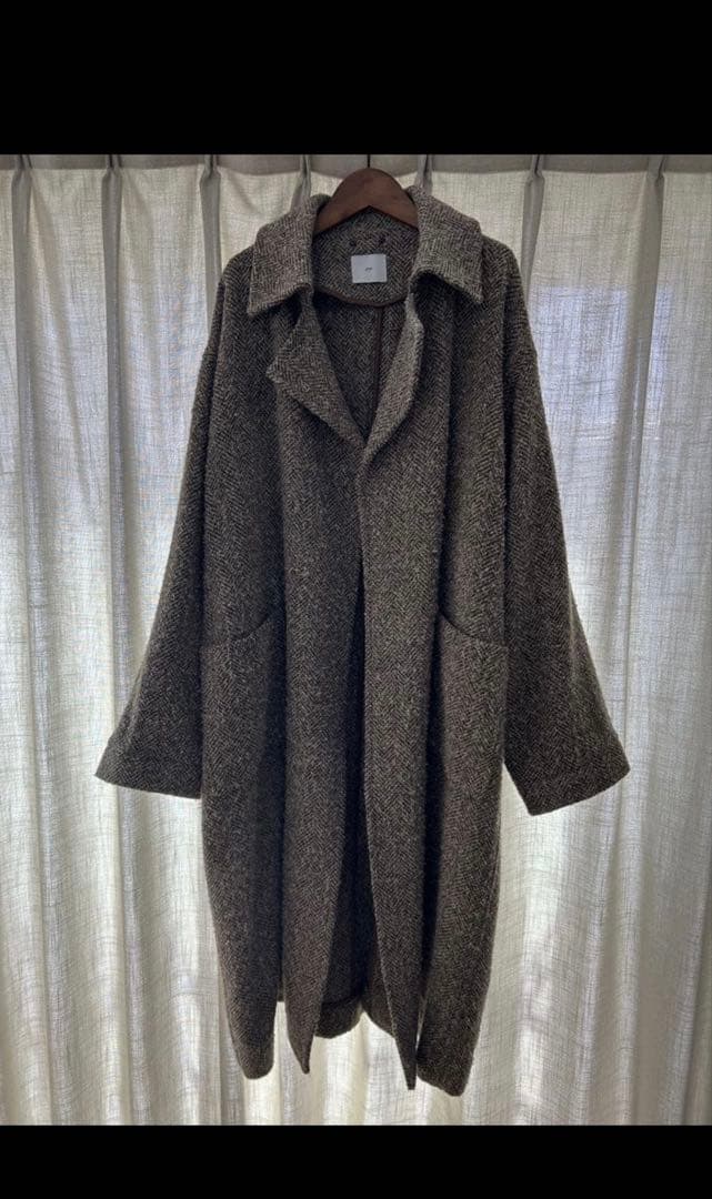 ジャケット・アウター ATHA / NEP TWEED MAXI COAT 19AW