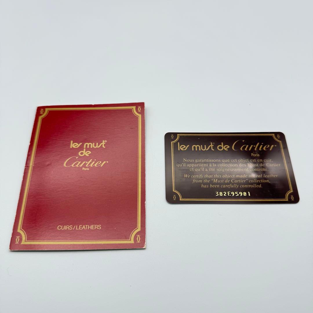 良品✨カルティエ マストライン ショルダーバッグ レディース ゴールド金具