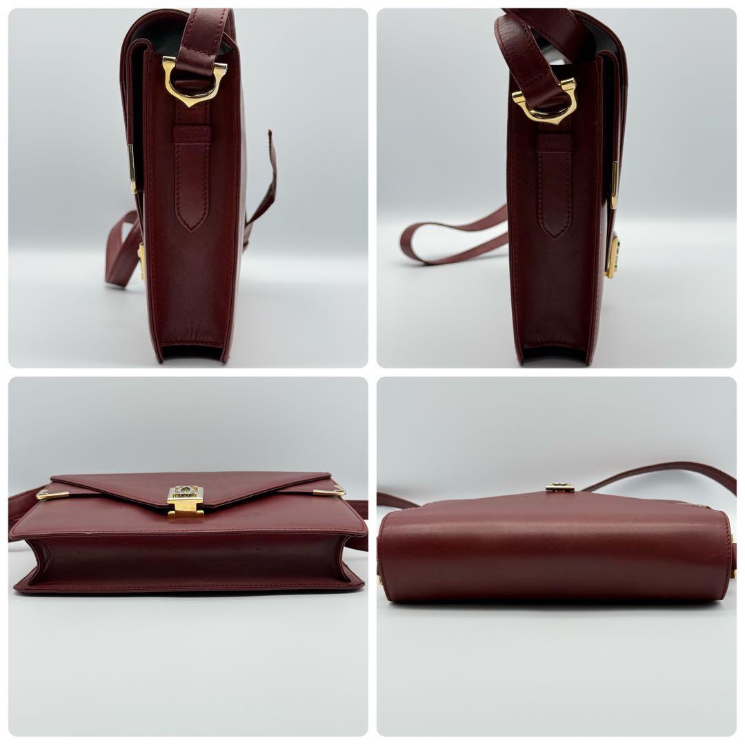 良品✨カルティエ マストライン ショルダーバッグ レディース ゴールド金具