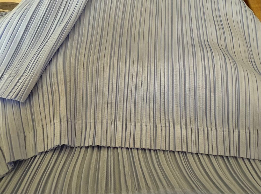 プリーツプリーズ 水色 ブルー ショートパンツ 難あり