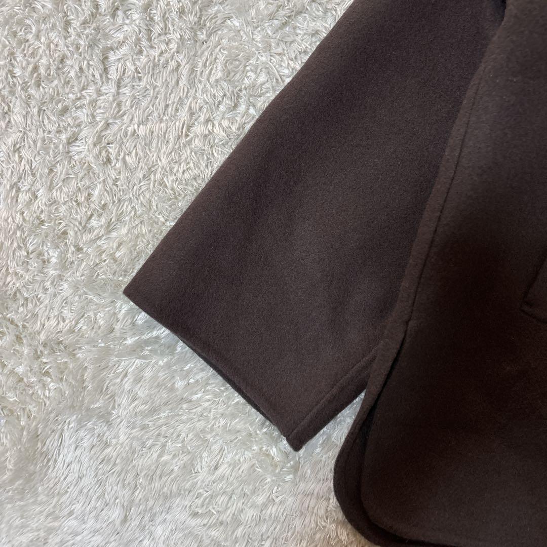 美品＊SLOBE IENA ダブルフェイススタンドコート　ブラウン　茶