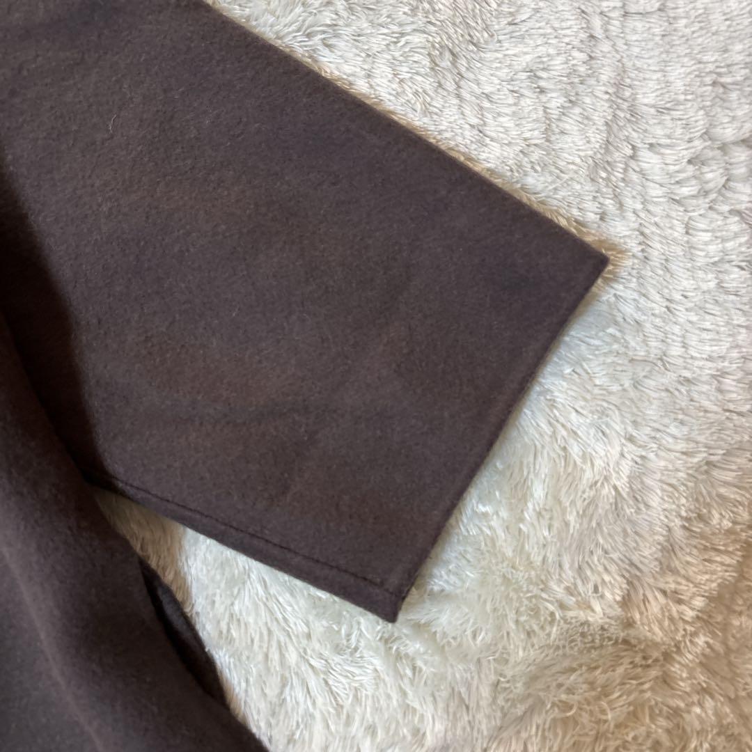美品＊SLOBE IENA ダブルフェイススタンドコート　ブラウン　茶