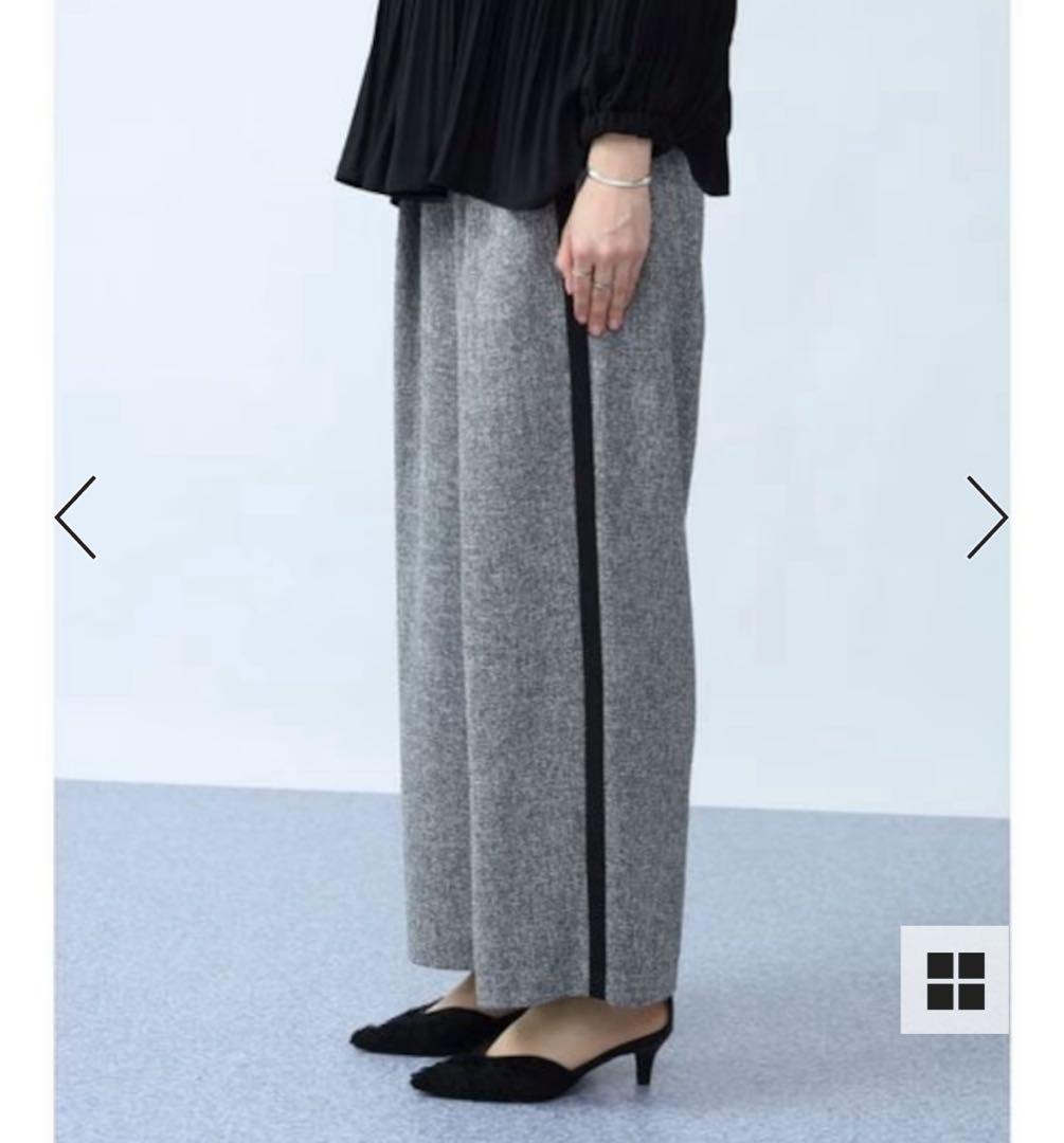 定価17000円◆新品タグ付き◆ヤマダヤ◆サイドラインツイードパンツ