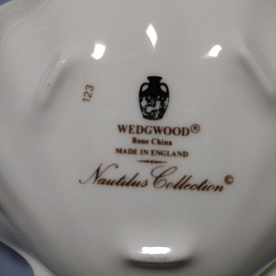 レア！新品　wedgewood　シェル　プレート　６枚　ノーチラスコレクション