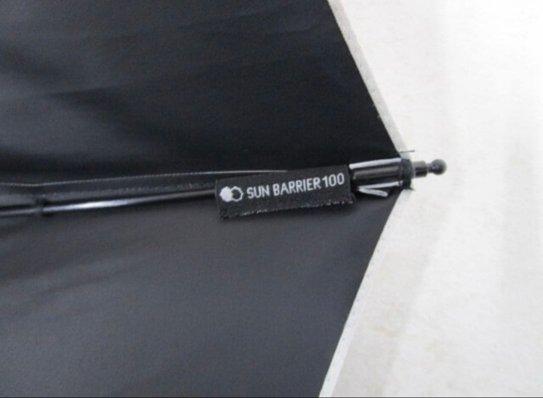 大人気 サンバリア100 3段折 コンパクト グレー 日傘 折りたたみ