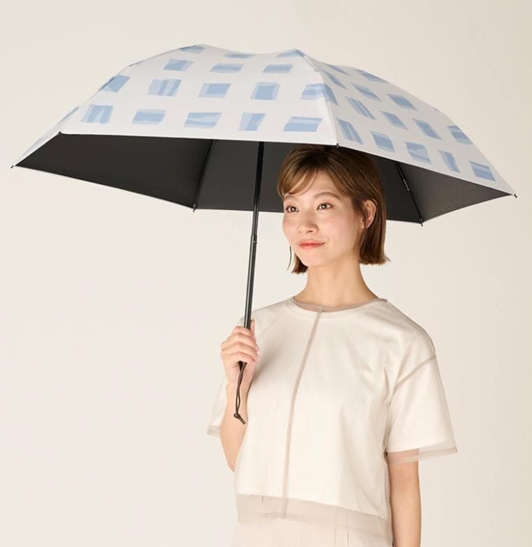 大人気 サンバリア100 3段折 コンパクト グレー 日傘 折りたたみ