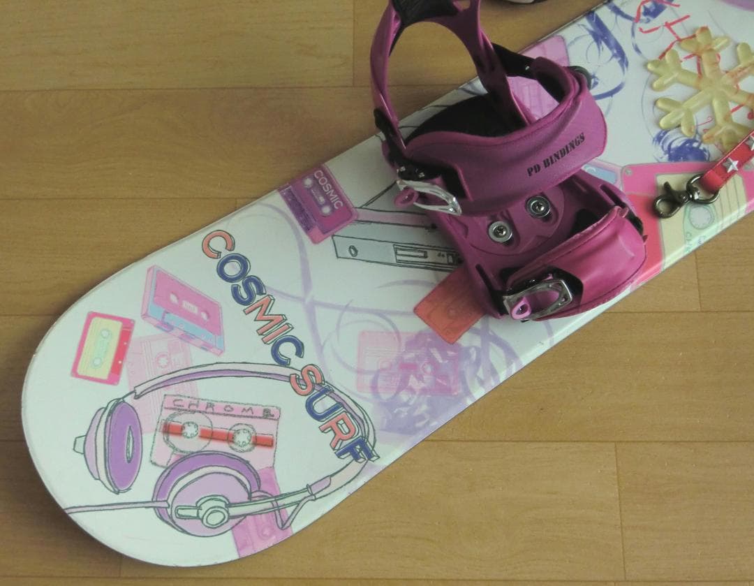 ■■1月限定■送料無料■COSMIC■女性用スノボセット■144/24■WAX済