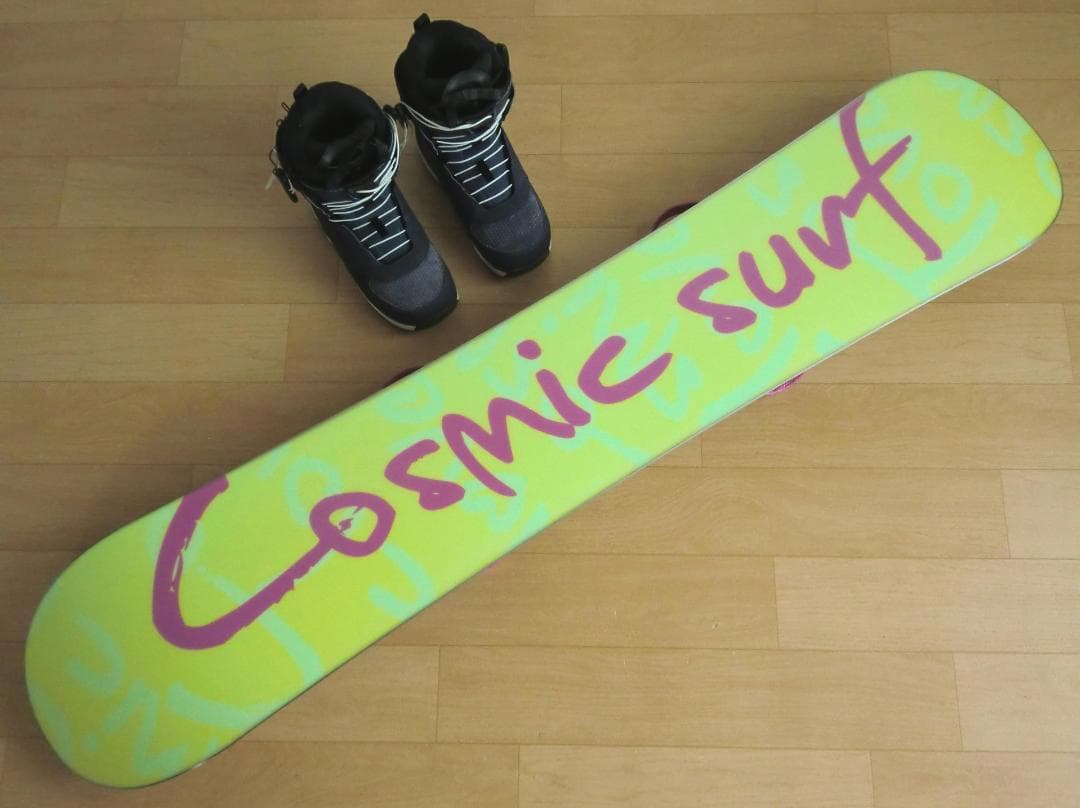 ■■1月限定■送料無料■COSMIC■女性用スノボセット■144/24■WAX済
