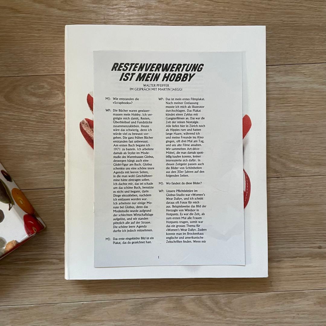 Walter Pfeiffer Scrap books 冊子付き