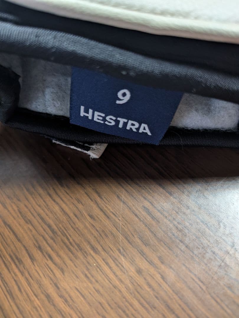 HESTRA ミトン グローブ ホワイト/グレー