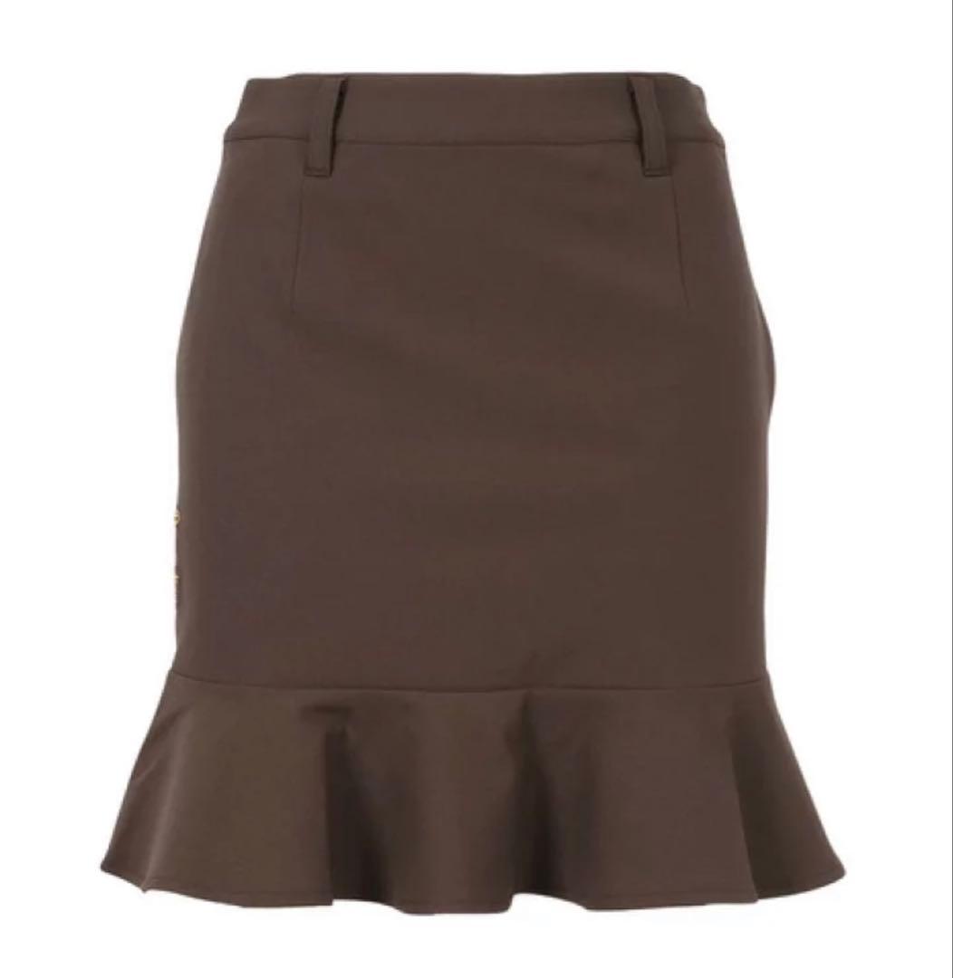 【Sサイズ】レザレクション ソフトサーモペプラムスカート (インナーパンツ付)