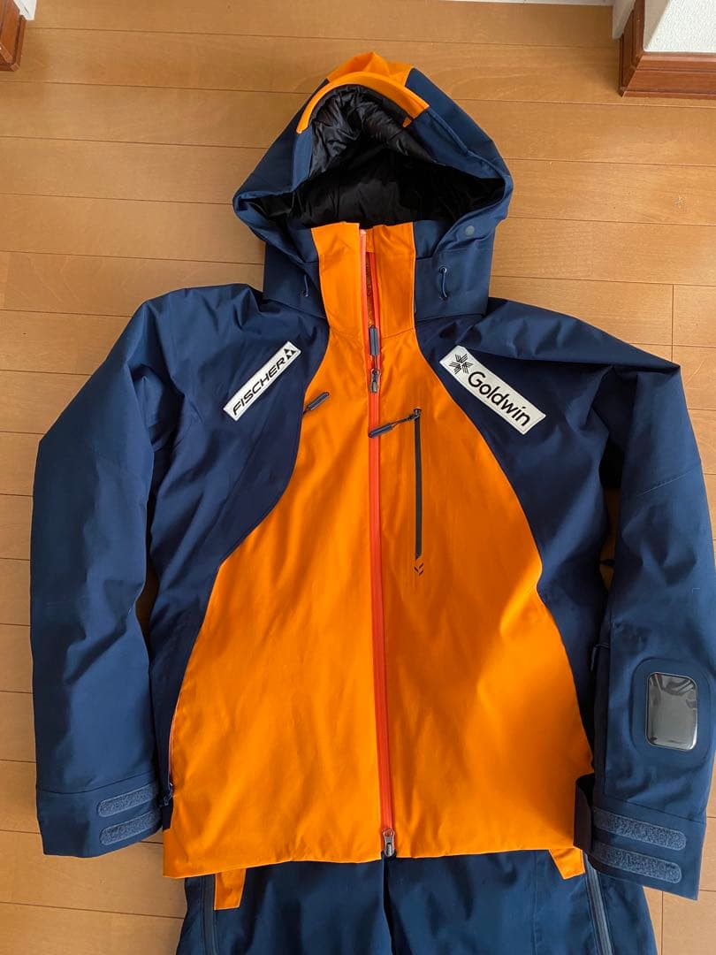 ゴールドウィン Goldwin スキーウェア オレンジ/ネイビー　M