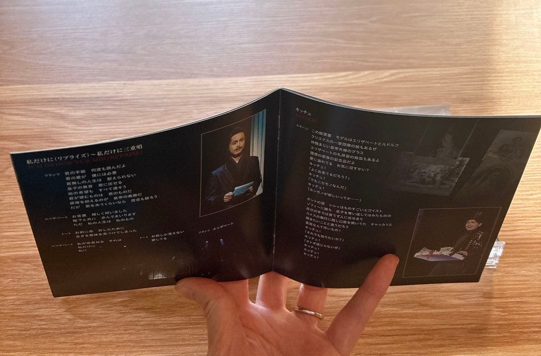 ミュージカル　エリザベート2015年版キャスト 全曲収録ライヴ盤CD 東宝