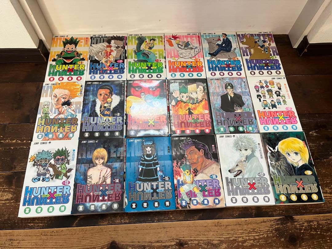 ハンターハンター　初版　全巻　0-38巻　ハンターズガイド　緋色の幻影