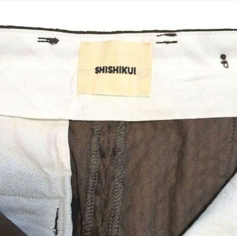 THE SHISHIKUI CORDUROY S/D.BROWN M　シシクイ