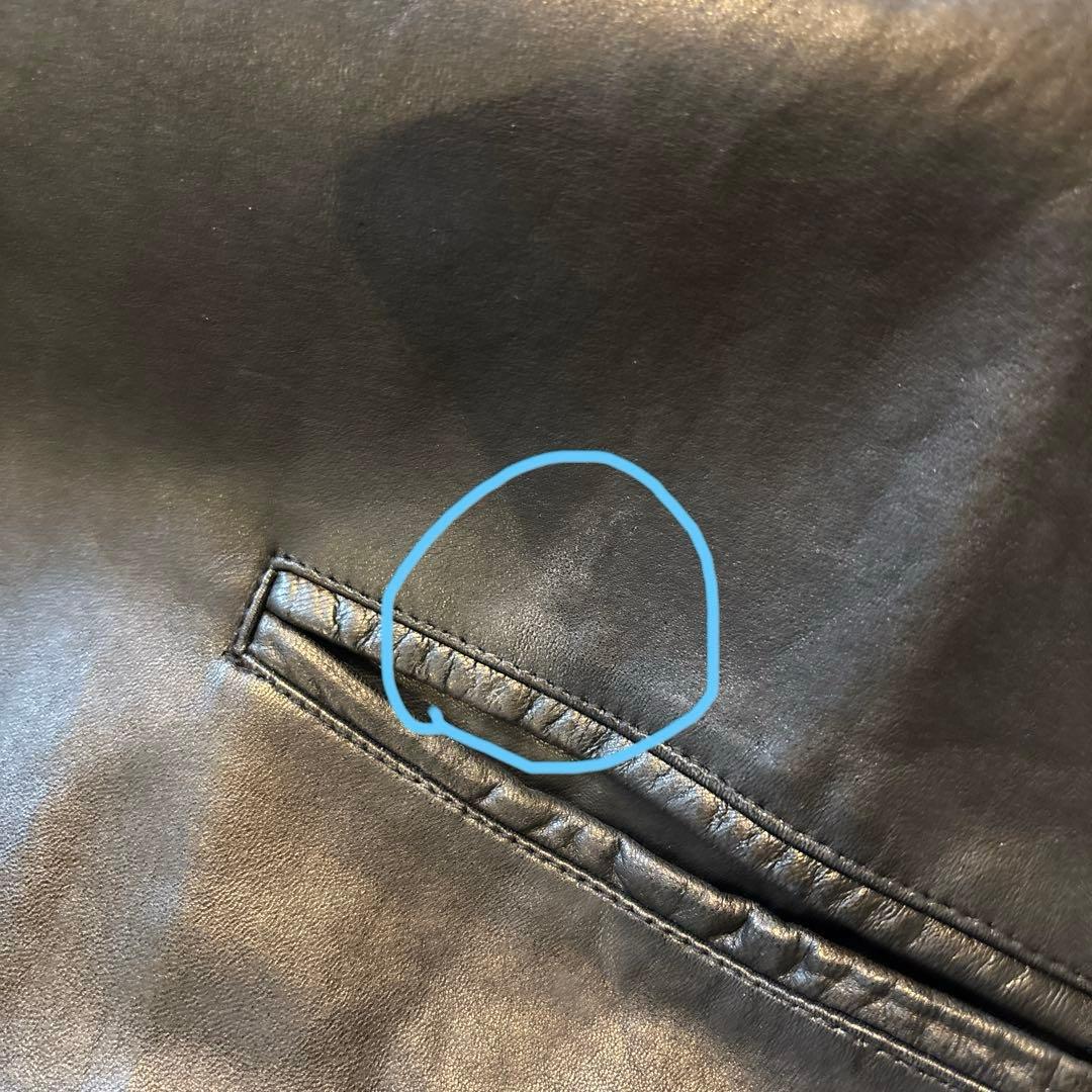 80s Y's for men WORKSHOP レディースレザーコート