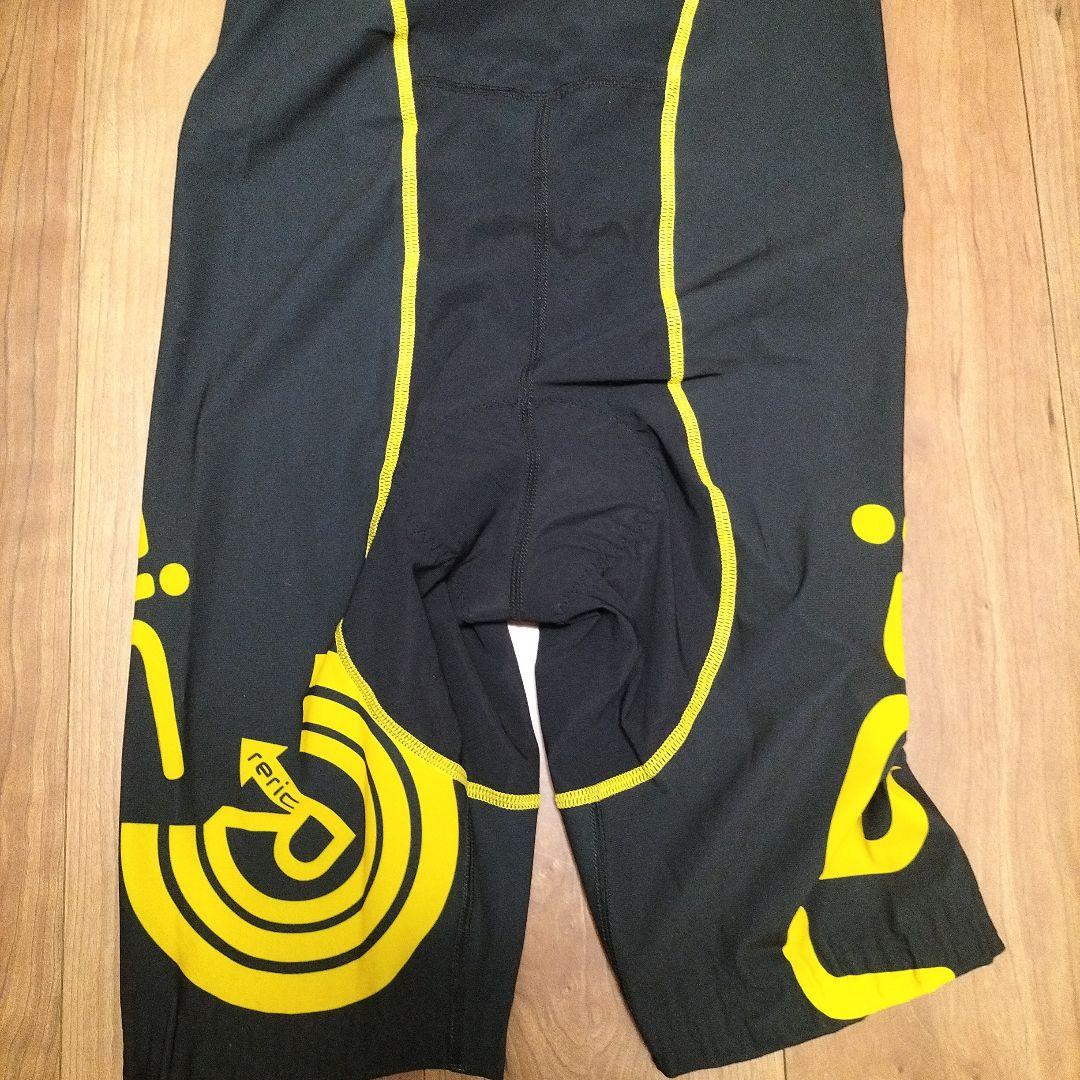 新品 メンズM レリック RERIC トライアスロン レース スーツ 黒黄