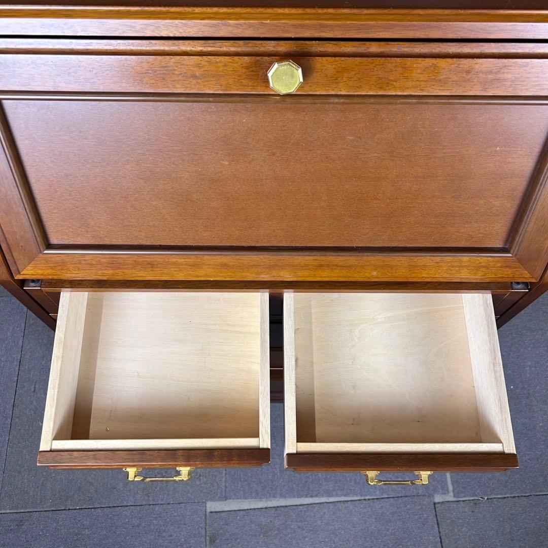 【送料込】maruni マルニ木工 地中海 ライティングビューロー