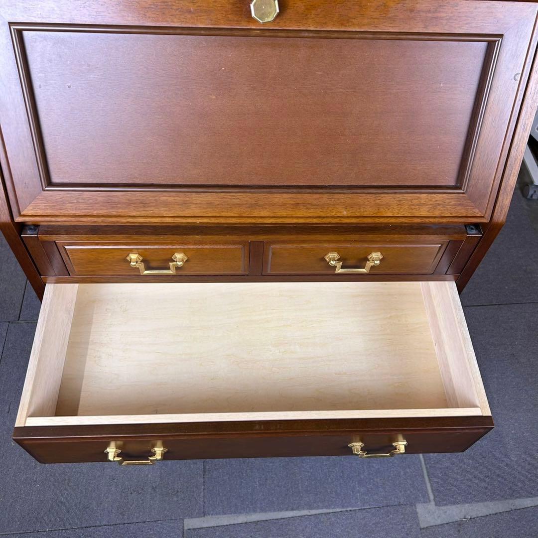 【送料込】maruni マルニ木工 地中海 ライティングビューロー