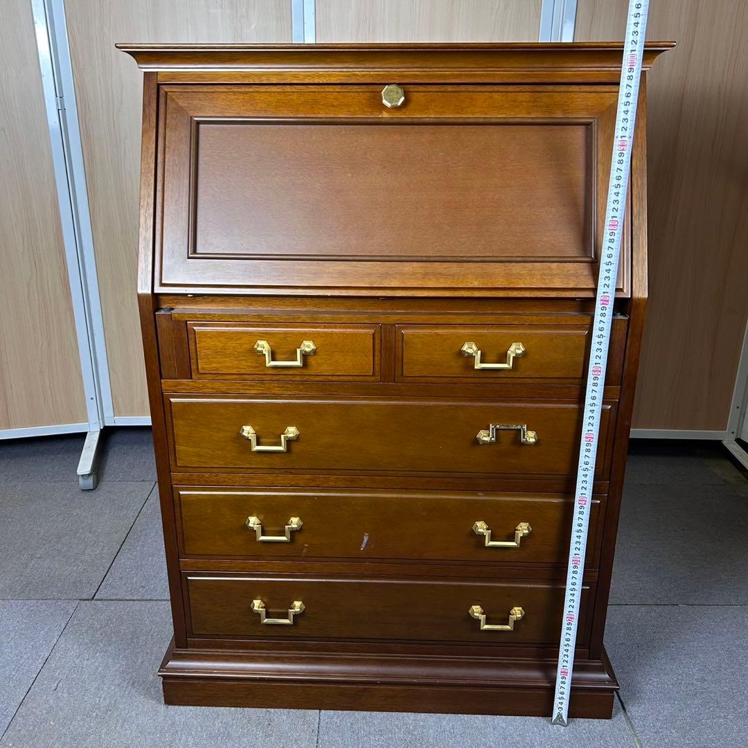 【送料込】maruni マルニ木工 地中海 ライティングビューロー