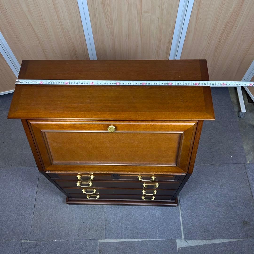 【送料込】maruni マルニ木工 地中海 ライティングビューロー