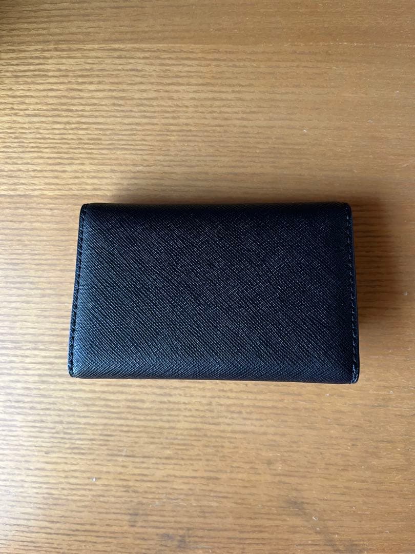 TORY BURCH ブラック レザー キーケース（ショッパー付き）