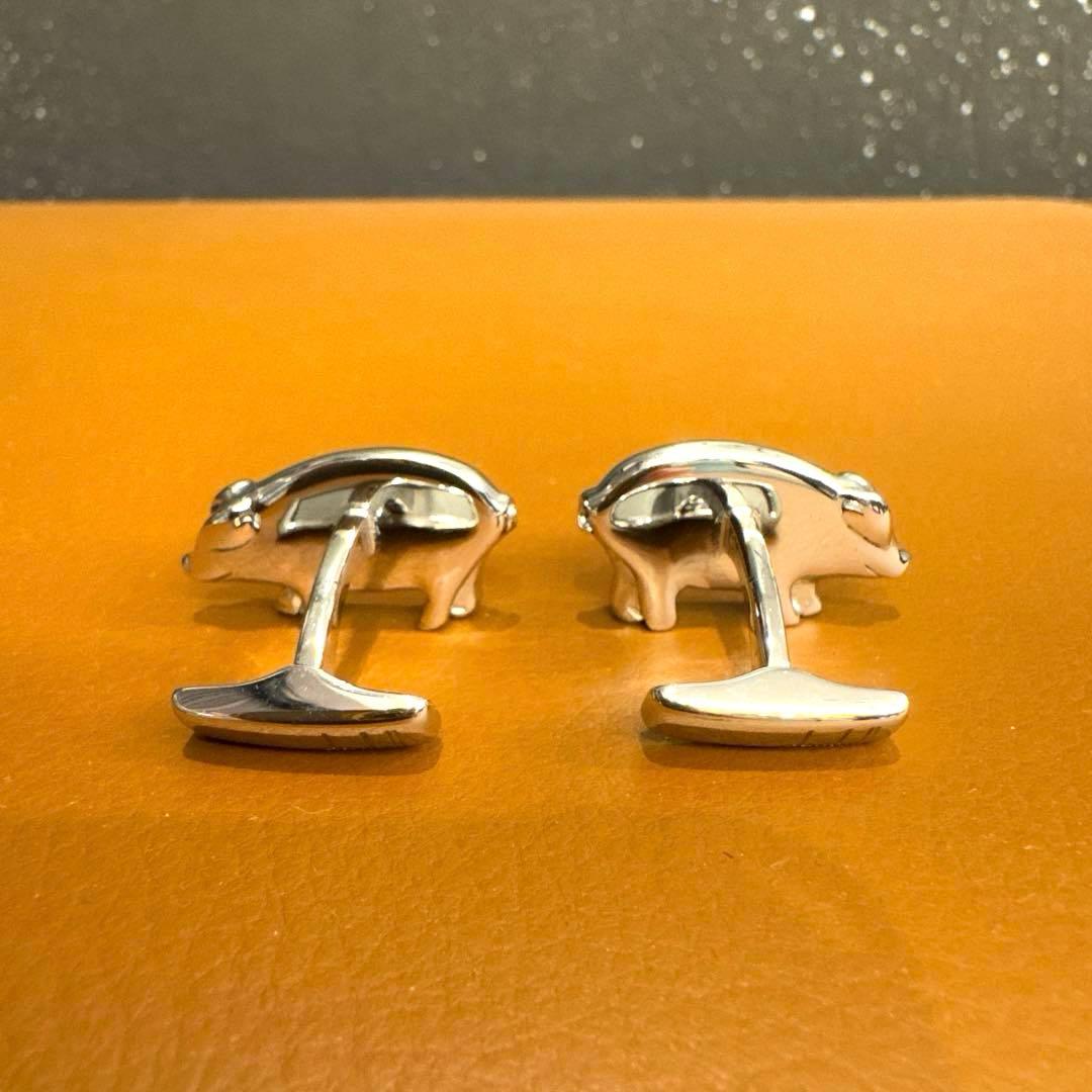 dunhill ダンヒル カフリンクス カフス ブタ ピッグ