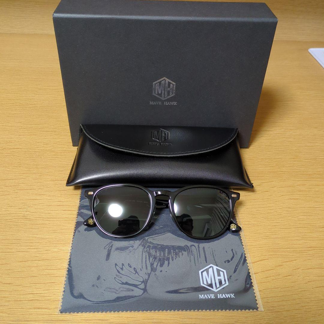 飯田将成　MAVE HAWK　サングラス　ブラックレンズ