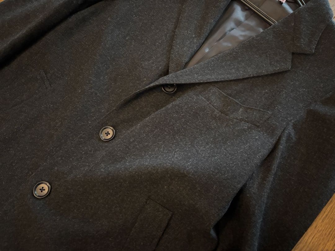 GREEN LABEL RELAXING カシミヤ混 ウール チェスターコートM