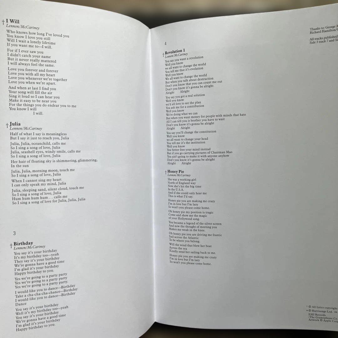 シュリンク付き/The BEATLES /ホワイトアルバム