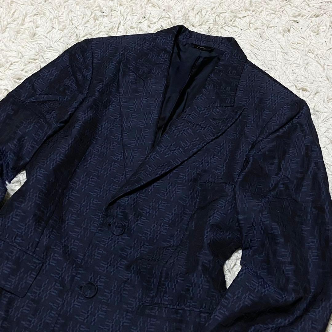 【美品✨】フェンディ ズッカ柄 セットアップ パンツスーツ 24年製 ネイビー