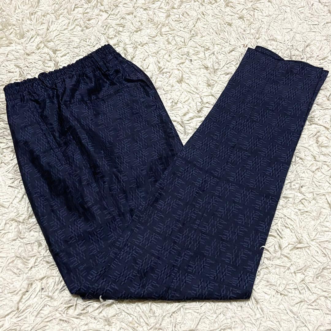 【美品✨】フェンディ ズッカ柄 セットアップ パンツスーツ 24年製 ネイビー