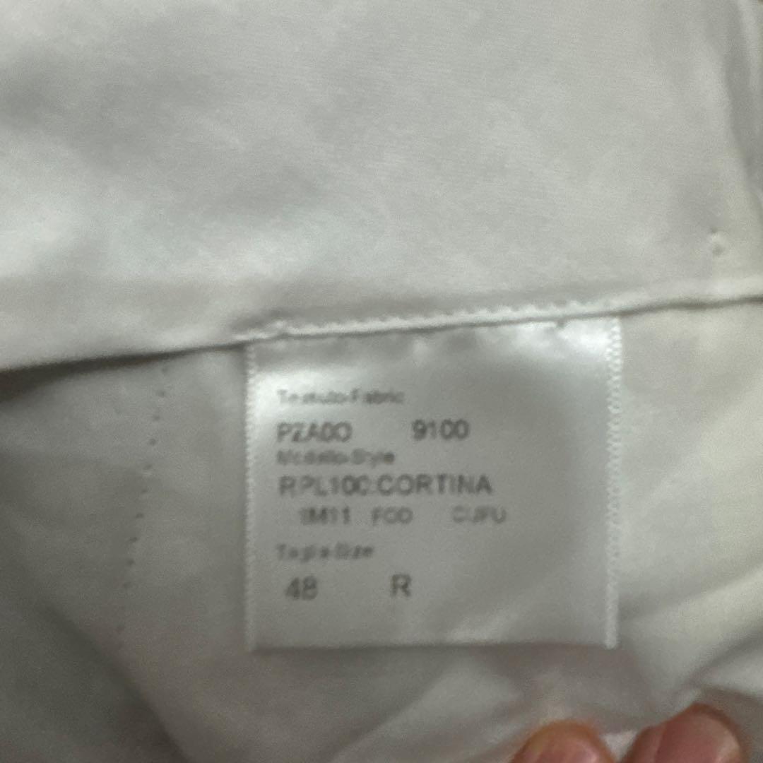 1*3様 BRIONI ブルー ネイビー スラックス サマーウール 48