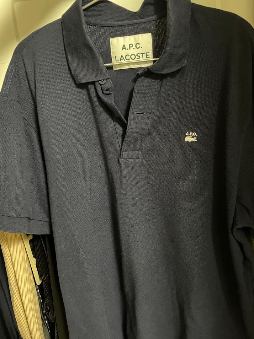 A.P.C. LACOSTE コラボポロシャツNAVY