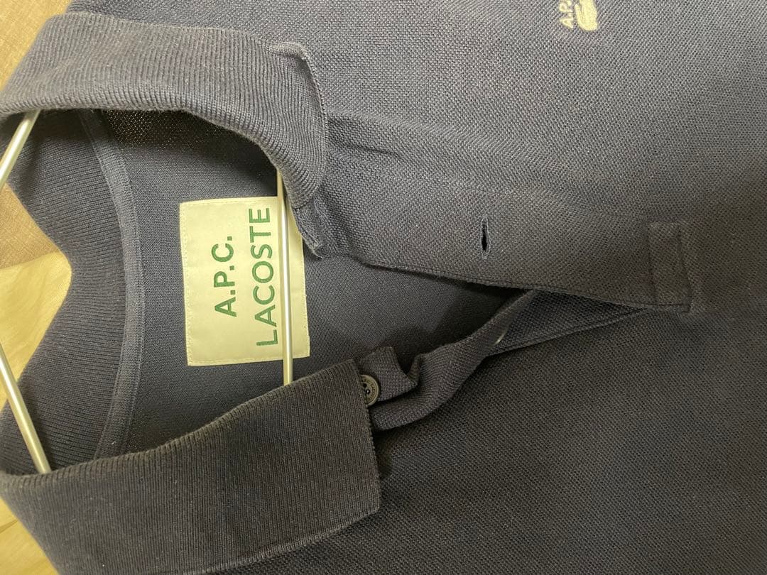 A.P.C. LACOSTE コラボポロシャツNAVY