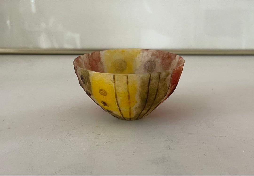 大室桃生さん、作品　パートドヴェールの小さなボウル