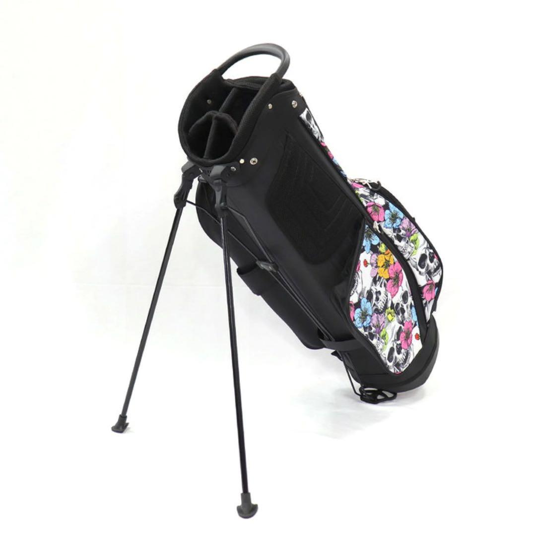 【新品】ラウドマウス キャディバッグ 8.5型 スカルフラワーズ 151