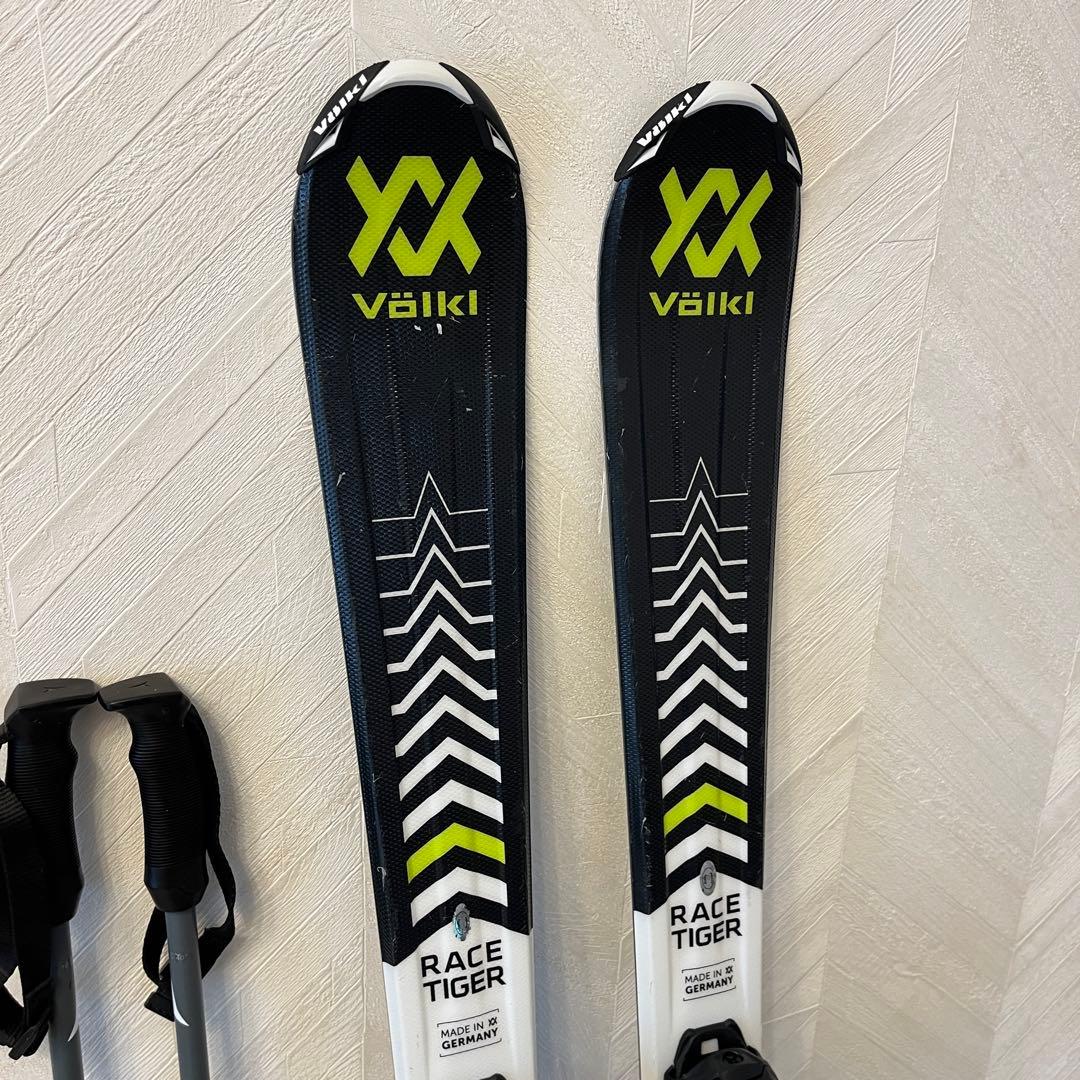 Völkl Race Tiger ジュニアスキー 板 130 ＋ストック＆ケース